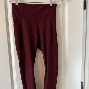 Lululemon Burgundy Leggings